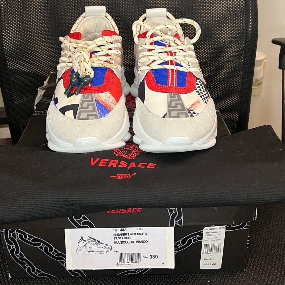 Women’s Versace Chain Reaction EU38/US 7.5Womens